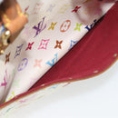 LOUIS VUITTON Monogram Multicolor Trouville Hand Bag White M92663 LV Auth 195291-21