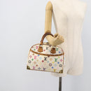 LOUIS VUITTON Monogram Multicolor Trouville Hand Bag White M92663 LV Auth 195291-22