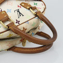 LOUIS VUITTON Monogram Multicolor Trouville Hand Bag White M92663 LV Auth 195291-7
