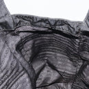 PRADA Chain Shoulder Bag Nylon Black Silver Auth 195292-19