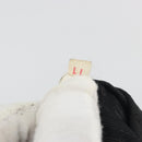 PRADA Chain Shoulder Bag Nylon Black Silver Auth 195292-23