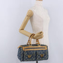 LOUIS VUITTON Monogram Denim Neo Speedy Hand Bag Blue M95019 LV Auth 195293A-26