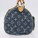 LOUIS VUITTON Monogram Denim Neo Speedy Hand Bag Blue M95019 LV Auth 195293A-5