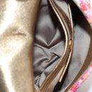 Miu Miu Chain Shoulder Bag Tweed Orange Gold Auth 195294SAM-25