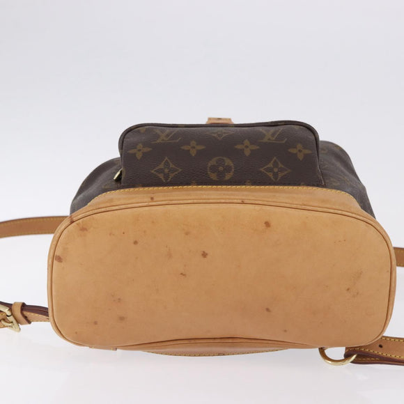 LOUIS VUITTON Monogram Montsouris MM Backpack M51136 LV Auth 195295A