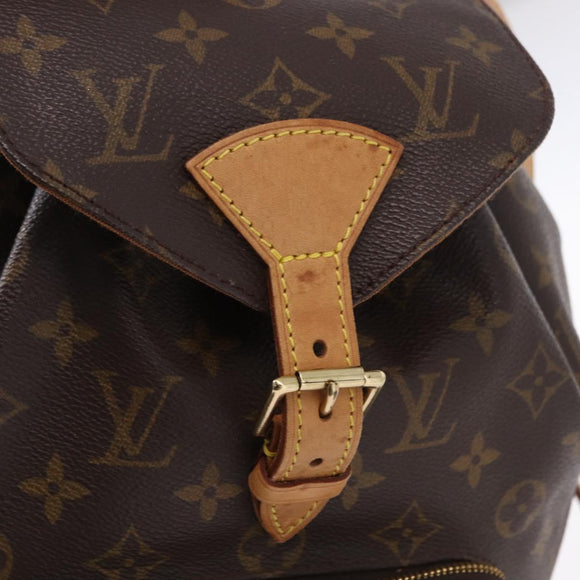 LOUIS VUITTON Monogram Montsouris MM Backpack M51136 LV Auth 195295A