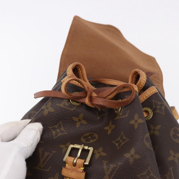LOUIS VUITTON Monogram Montsouris MM Backpack M51136 LV Auth 195295A