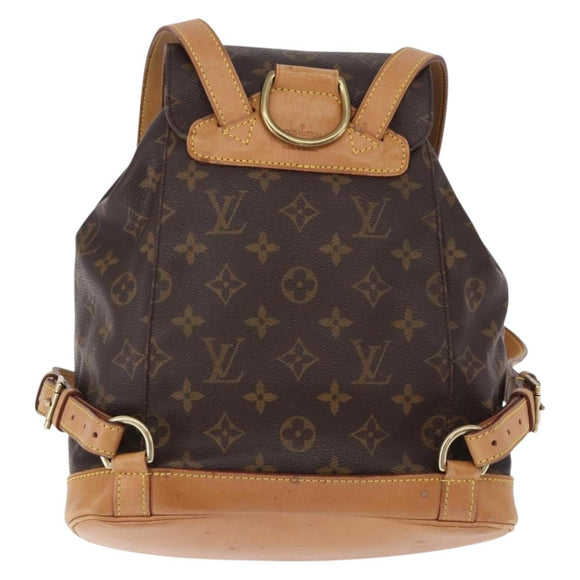 LOUIS VUITTON Monogram Montsouris MM Backpack M51136 LV Auth 195295A