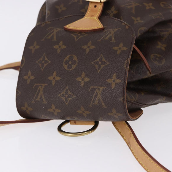 LOUIS VUITTON Monogram Montsouris MM Backpack M51136 LV Auth 195295A