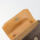 CELINE Macadam Canvas Star ball Hand Bag PVC Leather Brown Gold Auth 195298-15