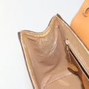 CELINE Macadam Canvas Star ball Hand Bag PVC Leather Brown Gold Auth 195298-19