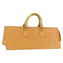 LOUIS VUITTON Epi Sac Triangle Hand Bag Yellow M52099 LV Auth 195299-1