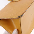 LOUIS VUITTON Epi Sac Triangle Hand Bag Yellow M52099 LV Auth 195299-15