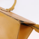 LOUIS VUITTON Epi Sac Triangle Hand Bag Yellow M52099 LV Auth 195299-16