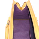 LOUIS VUITTON Epi Sac Triangle Hand Bag Yellow M52099 LV Auth 195299-19
