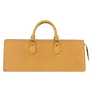 LOUIS VUITTON Epi Sac Triangle Hand Bag Yellow M52099 LV Auth 195299-13