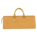 LOUIS VUITTON Epi Sac Triangle Hand Bag Yellow M52099 LV Auth 195299-2