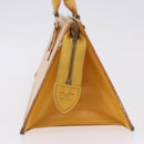 LOUIS VUITTON Epi Sac Triangle Hand Bag Yellow M52099 LV Auth 195299-3