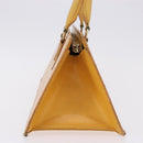 LOUIS VUITTON Epi Sac Triangle Hand Bag Yellow M52099 LV Auth 195299-4