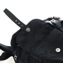 PRADA robot Backpack Nylon Black Silver Auth 195301V-21