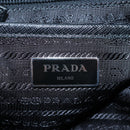 PRADA robot Backpack Nylon Black Silver Auth 195301V-28