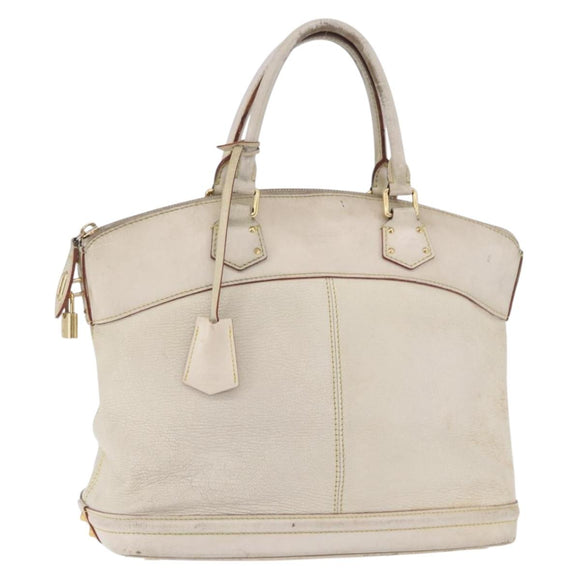LOUIS VUITTON Suhari Rock It PM Hand Bag White M91887 LV Auth 195302