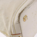 LOUIS VUITTON Suhari Rock It PM Hand Bag White M91887 LV Auth 195302-12