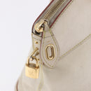 LOUIS VUITTON Suhari Rock It PM Hand Bag White M91887 LV Auth 195302-16