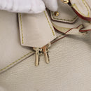 LOUIS VUITTON Suhari Rock It PM Hand Bag White M91887 LV Auth 195302-17