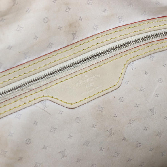 LOUIS VUITTON Suhari Rock It PM Hand Bag White M91887 LV Auth 195302