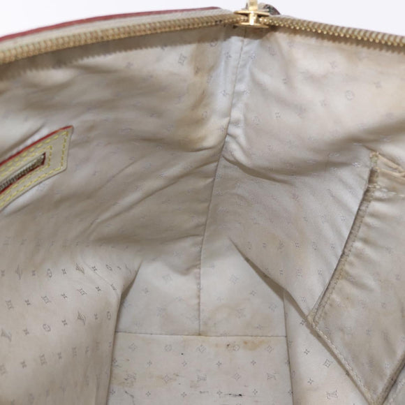 LOUIS VUITTON Suhari Rock It PM Hand Bag White M91887 LV Auth 195302