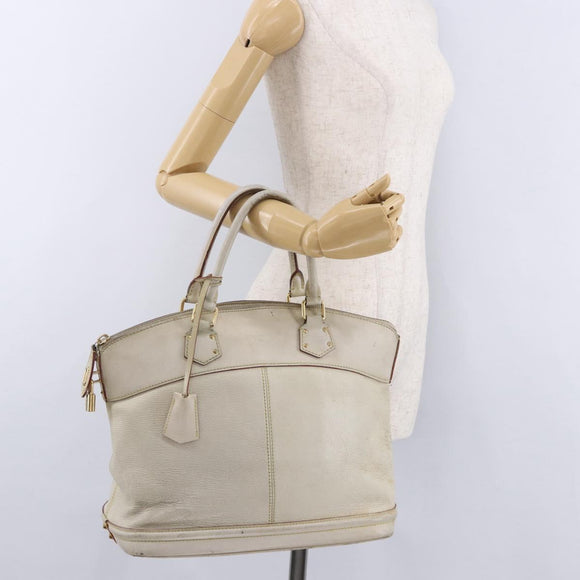 LOUIS VUITTON Suhari Rock It PM Hand Bag White M91887 LV Auth 195302