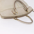 LOUIS VUITTON Suhari Rock It PM Hand Bag White M91887 LV Auth 195302-6