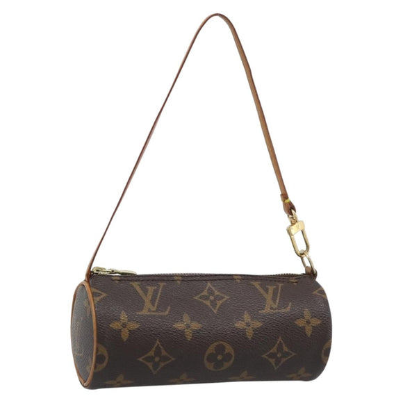 LOUIS VUITTON Monogram Papillon Pouch LV Auth 195304