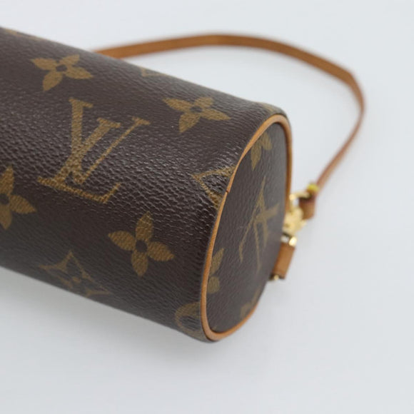 LOUIS VUITTON Monogram Papillon Pouch LV Auth 195304