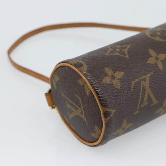 LOUIS VUITTON Monogram Papillon Pouch LV Auth 195304