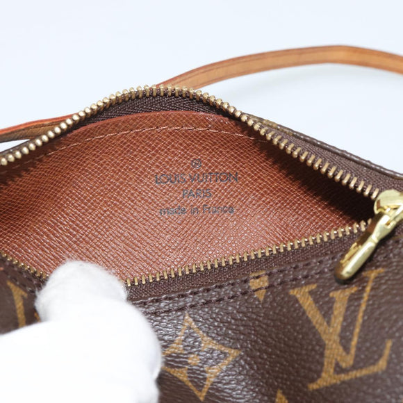 LOUIS VUITTON Monogram Papillon Pouch LV Auth 195304