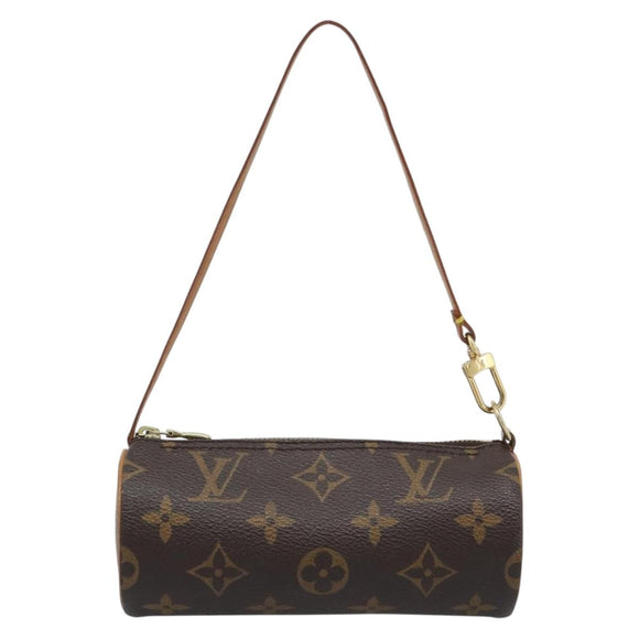 LOUIS VUITTON Monogram Papillon Pouch LV Auth 195304