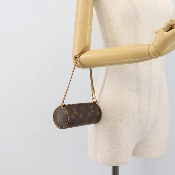 LOUIS VUITTON Monogram Papillon Pouch LV Auth 195304