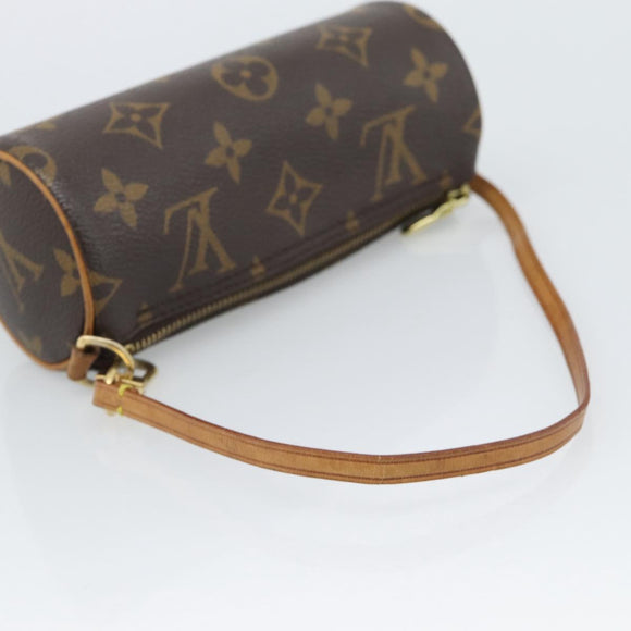 LOUIS VUITTON Monogram Papillon Pouch LV Auth 195304