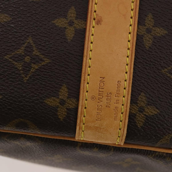 LOUIS VUITTON Monogram Keepall Bandouliere 55 Boston Bag M41414 LV Auth 195306A