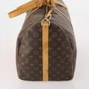 LOUIS VUITTON Monogram Keepall Bandouliere 55 Boston Bag M41414 LV Auth 195306A-4