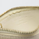 LOUIS VUITTON Suhari Pochette Cles Coin Purse White M91827 LV Auth 195308A-10