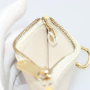 LOUIS VUITTON Suhari Pochette Cles Coin Purse White M91827 LV Auth 195308A-18