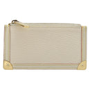 LOUIS VUITTON Suhari Pochette Cles Coin Purse White M91827 LV Auth 195308A-13