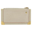 LOUIS VUITTON Suhari Pochette Cles Coin Purse White M91827 LV Auth 195308A-2