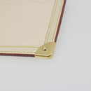 LOUIS VUITTON Suhari Pochette Cles Coin Purse White M91827 LV Auth 195308A-7