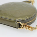 LOUIS VUITTON Monogram Vernis Porte Monnaie Cook Veil Bronze M91387 Auth 195310A-15