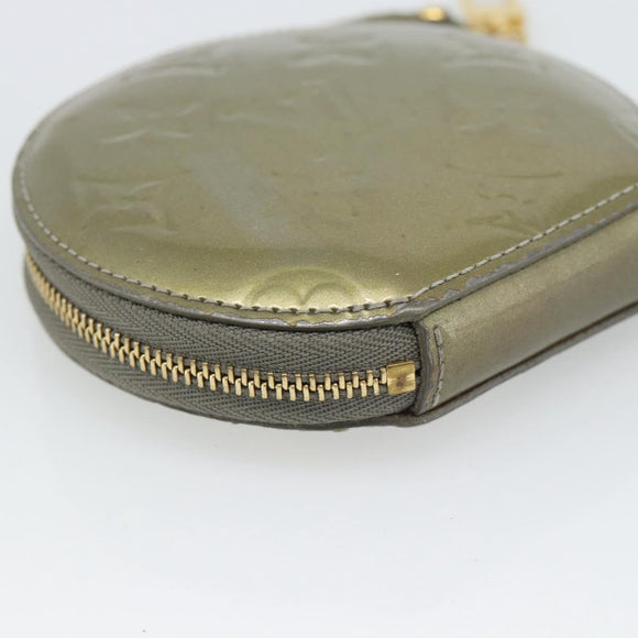 LOUIS VUITTON Monogram Vernis Porte Monnaie Cook Veil Bronze M91387 Auth 195310A