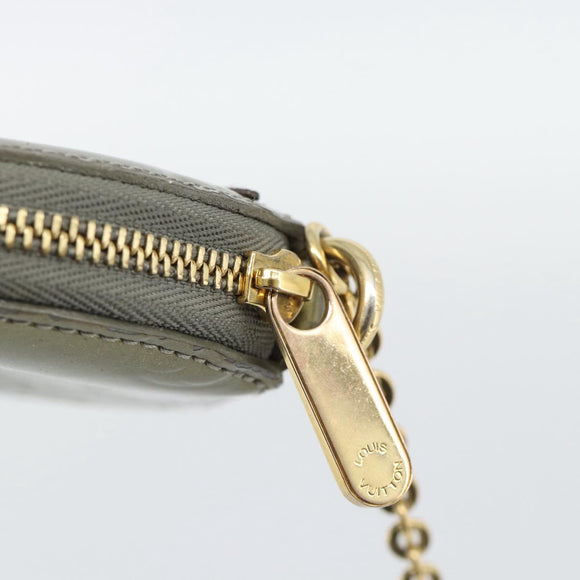 LOUIS VUITTON Monogram Vernis Porte Monnaie Cook Veil Bronze M91387 Auth 195310A